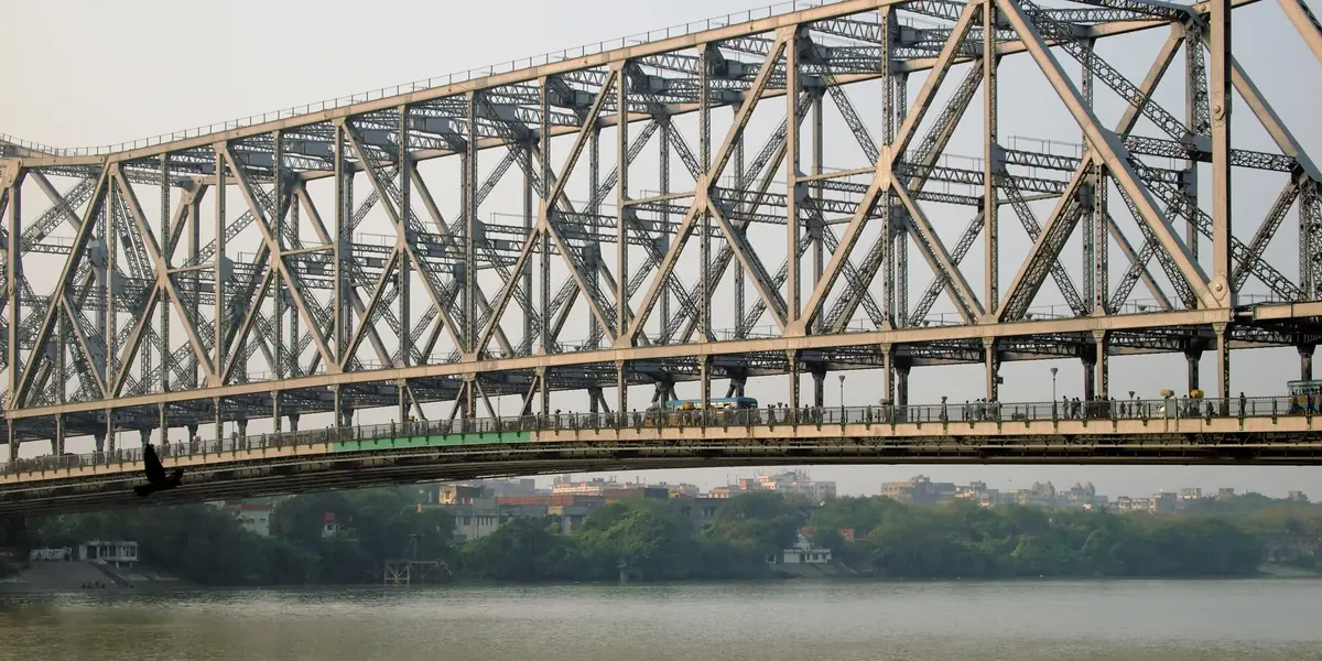 Howrah Bridge over the Hooghly, Kolkata